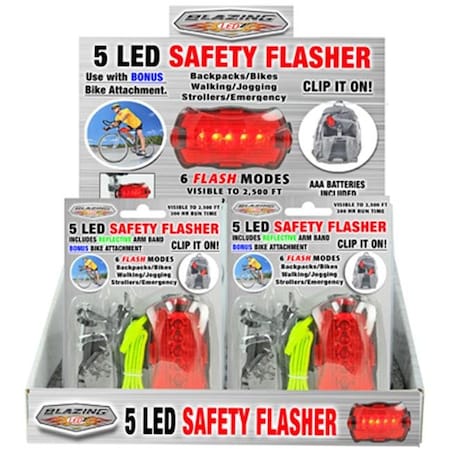 Shawshank Ledz Shawshank LEDz 900257 5 LED Safety Flasher; Pack Of 18 190137